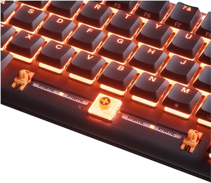 Fnatic STREAK65 LP – Mechanisch low-profile gamingtoetsenbord – USB – QWERTY US International – Zwart