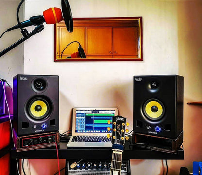 Hercules Monitor 5 – Hoogwaardige 2-weg actieve studiomonitors met 5-inch drivers voor nauwkeurige audio
