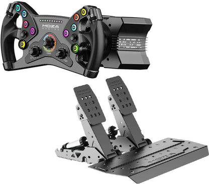 MOZA R9 V3 + KS + SR-P2 – Pack Sim Racing Direct Drive 9 Nm PC