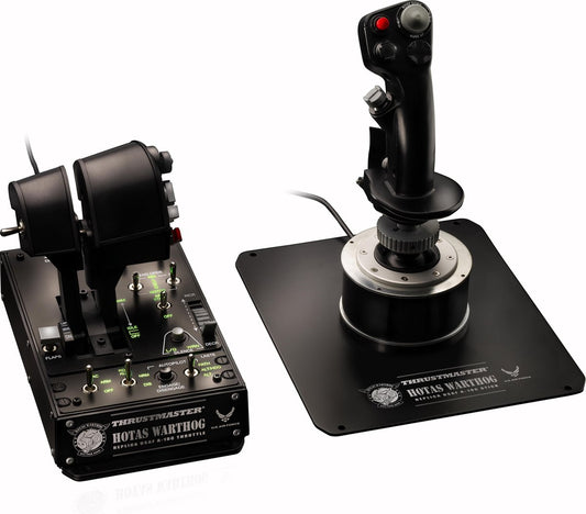 Thrustmaster Hotas Warthog - Flight Control System - Joystick and Throttle for PC - Metal - for PC