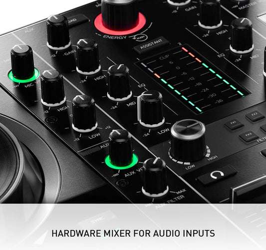 Hercules DJ Control Inpulse 500 – 2-way USB DJ controller + HDP DJ45 headphones