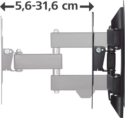 Hama TV Wall Mount, Swivel, Tilt and Extendable – 122 cm (48") – up to 20 kg