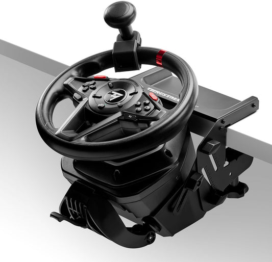 Thrustmaster T128-P SimTask Pack - Voor PS5, PS4 en PC - Bundel T128 met pedaalset en racestuurbevestiging