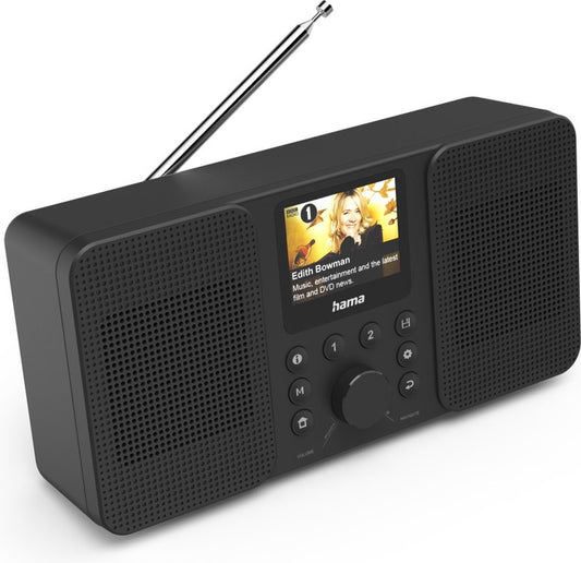 Hama DIR10 – Digital radio with DAB+, internet radio, Bluetooth® RX and app control