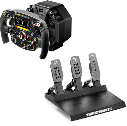 Thrustmaster T598 Servo Base + SF25 + Raceline Pedals III LC – Direct Drive Simracing Kit – PC / PS4 / PS5