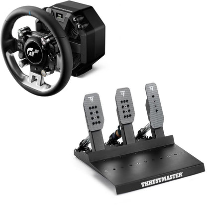 Thrustmaster T598 Servo Base + GT Wheel Add-On + Raceline Pedals III LC – Direct Drive Sim Racing Kit – PC / PS4 / PS5