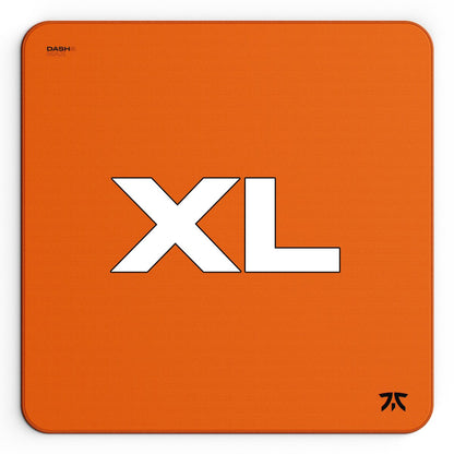 Fnatic DASH2 MAX – Gaming-muismat – Groot formaat 480×400 mm – Getextureerd oppervlak – 6 mm Poron-schuim – Oranje