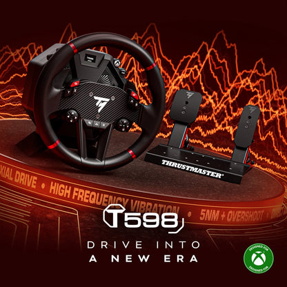 Thrustmaster T598X - Direct Axial Drive Force Feedback Racestuur met wheel base en pedalen - Xbox Series X|S, Xbox One, PC