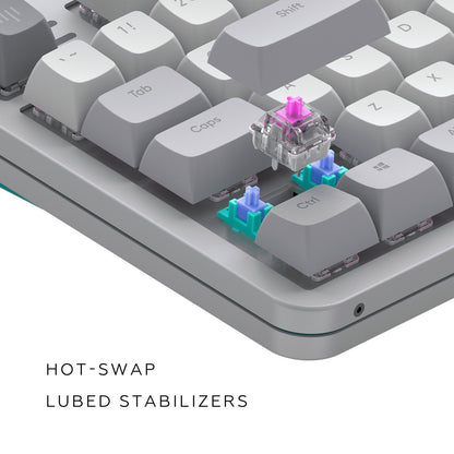 Dark Project ALU Daylight – ISO (DE) Mechanische Gaming-Tastatur