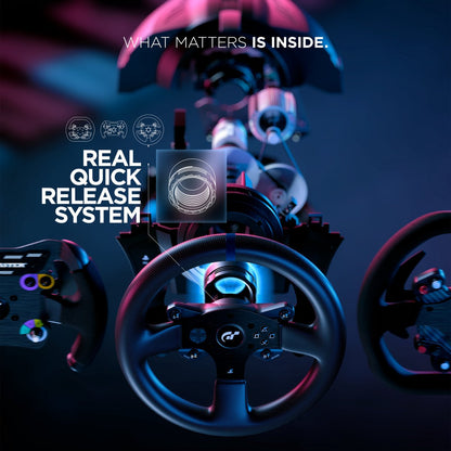 Playseat Evolution + Thrustmaster T300 RS GT – Siège + Volant – Noir – PC / PS5 / PS4