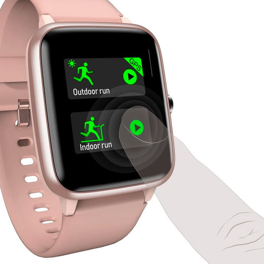 Hama Fit Watch 5910 – Waterproof GPS Smartwatch with Heart Rate Monitoring – Pink