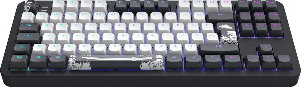 Dark Project ALU Bushido – Mechanische Gaming-Tastatur ISO (DE)