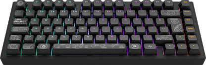 Dark Project – ALU Terra Nova – Kabellose mechanische Gaming-Tastatur ISO (DE) – Schwarz