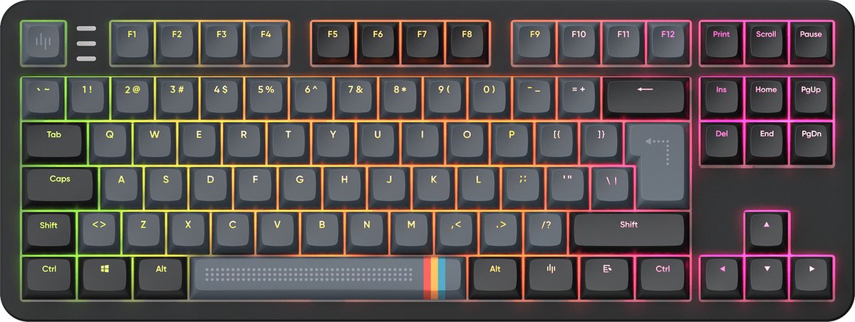 Dark Project ALU Midnight – Mechanische Gaming-Tastatur ISO (DE)