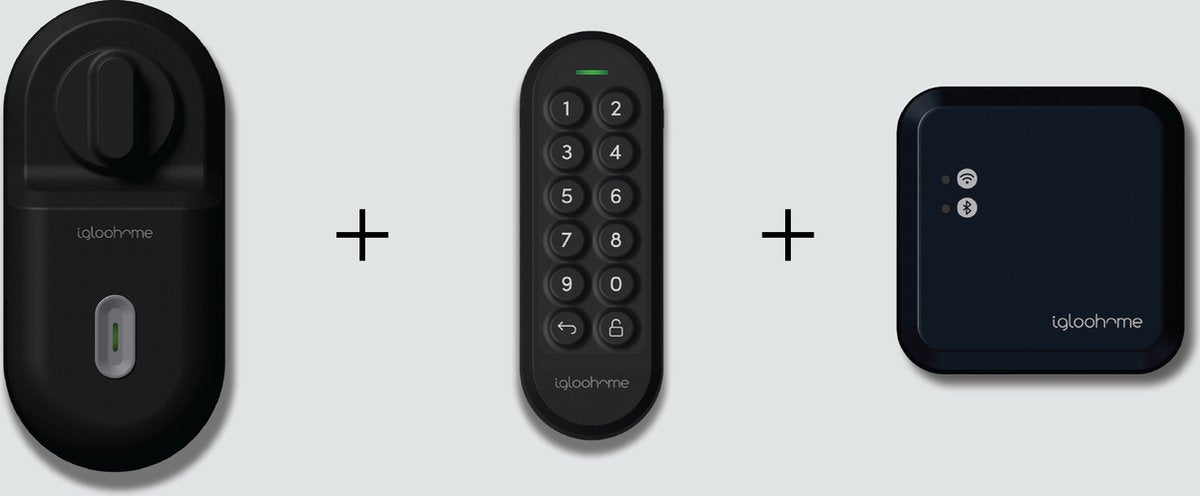 Igloohome Retrofit + Keypad + Wi-Fi Bridge – Volledige slimme toegangscontrole bundel
