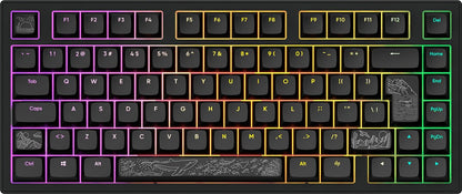 Dark Project ALU Terra Nostra – ISO (DE) Mechanische Gaming-Tastatur – Schwarz