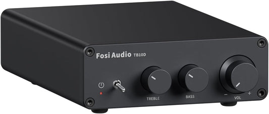 Fosi Audio TB10D 2-Kanal-HiFi-Stereoverstärker – 600 W – Digital Class D – Mini-Verstärker für passive Lautsprecher