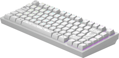 Dark Project – ALU Terra Nova – ISO Kabellose mechanische Gaming-Tastatur (DE) – Weiß