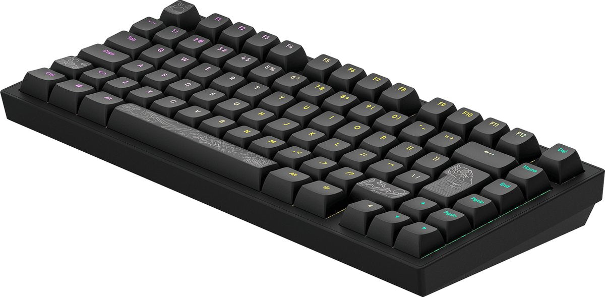 Dark Project ALU Terra Nostra – ISO (DE) Mechanische Gaming-Tastatur – Schwarz