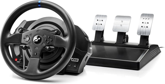 Thrustmaster T300 RS GT + Support Wheel Stand Pro – Force Feedback Steering Wheel – Black – PC, PS4, PS5