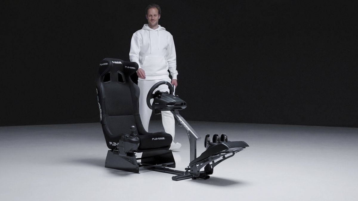 Playseat® Evolution Pro Racestoel – Professionele Race Cockpit – Inklapbaar – ActiFit – Zwart