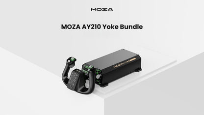Moza Racing MFY Yoke + AY210 Base – Système de vol complet – PC