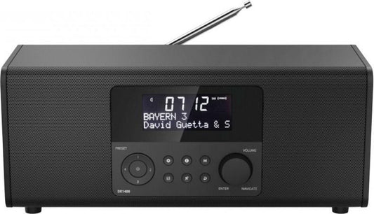 Hama DR1400 – Digitale radio met DAB/DAB+/FM – Compact en eenvoudig in gebruik