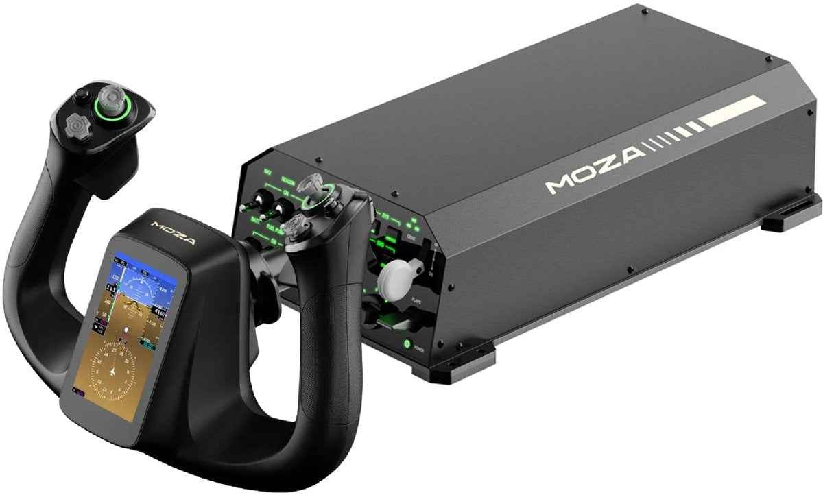 MOZA MFY Pro Yoke + AY210 – Bundle Flight Sim Force Feedback – PC