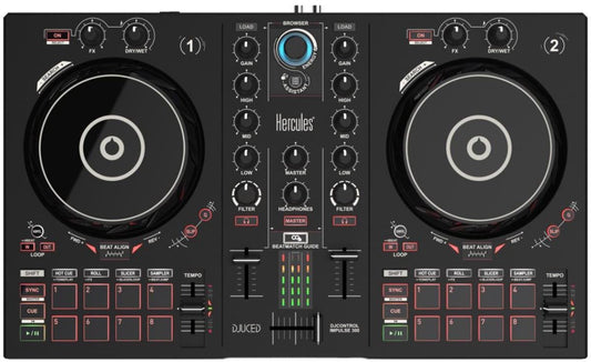 Hercules DJControl Inpulse 300 – Contrôleur DJ – Noir