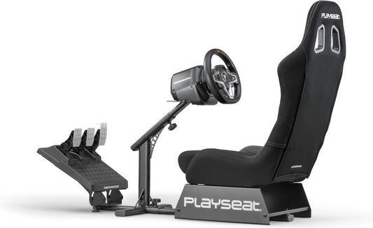 Playseat Evolution + Thrustmaster T300 RS GT – Seat + Steering Wheel – Black – PC / PS5 / PS4