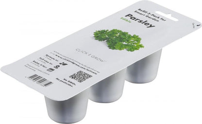 Click & Grow Persil / 3-pack – Capsules de persil prêtes à l’emploi pour jardin d’intérieur