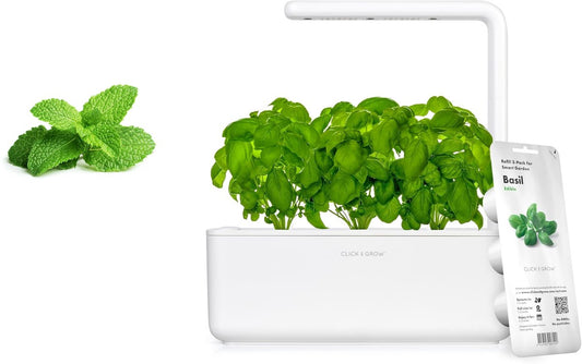 Click & Grow Smart Garden 3 White + Mint Mix Refill (9 Capsules)