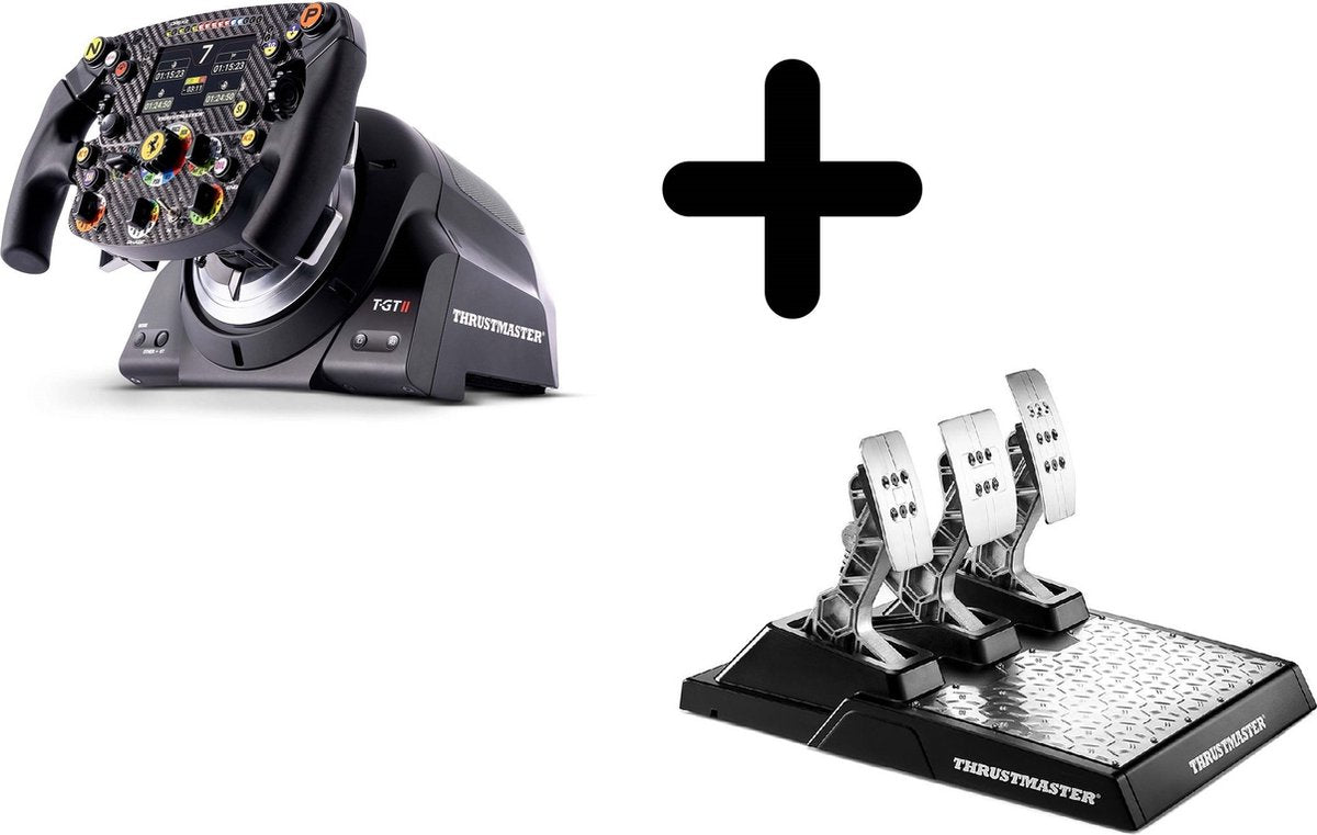 Thrustmaster - T-GT II Servobase + Formula Wheel Ferrari SF1000 Edition + T-LCM - PC - PS5/PS4