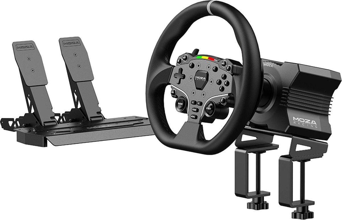 Moza Racing R5 Set + Playseat Trophy Rood + Montageadapter – Sim Racing Set – PC
