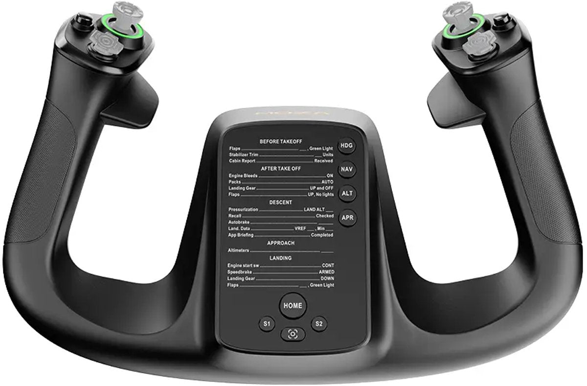 Moza Racing MFY Yoke + AY210 Base – Système de vol complet – PC