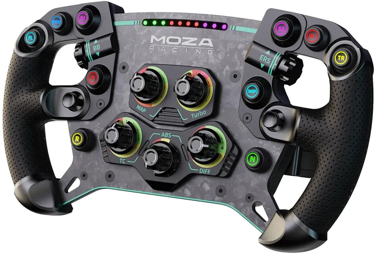 Moza R12 CRP2 GSV2P RSV2 HBP SGP 他OP品 MOZA R12 V2 + GS V2P + SR-P2 – 12 Nm Direct Drive Wheelbase, GT