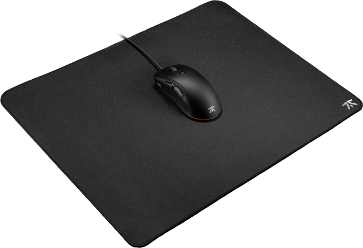 Fnatic DASH XL – Gaming-muismat – Groot formaat 490 × 400 mm – Hybride getextureerd oppervlak – Antislipbasis – Zwart