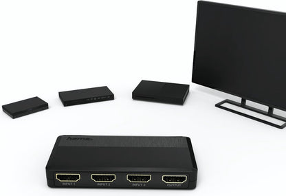 Hama HDMI™-Switch – 3 Eingänge, 1 Ausgang