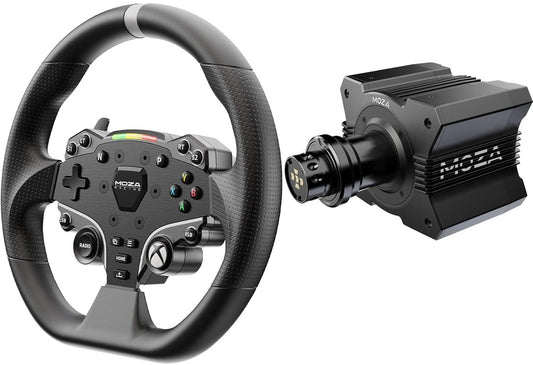 MOZA R9 V3 Bundle – 9Nm Direct Drive Wheelbase + ESX Steering Wheel – Xbox & PC