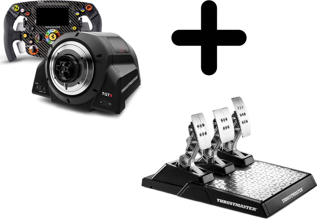 Thrustmaster - T-GT II Servobase + Formula Wheel Ferrari SF1000 Edition + T-LCM - PC - PS5/PS4