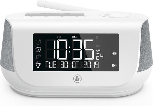 Hama DR36SBT Radio Réveil Stéréo DAB+ et FM - Blanc