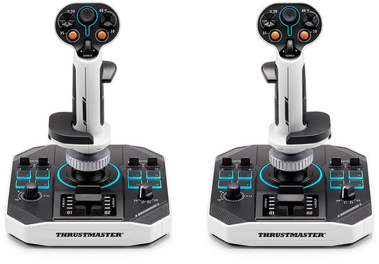 Thrustmaster SOL-R 2 Space Sim Duo - Flight Control System - Ambidextrous Dual Joystick - for PC