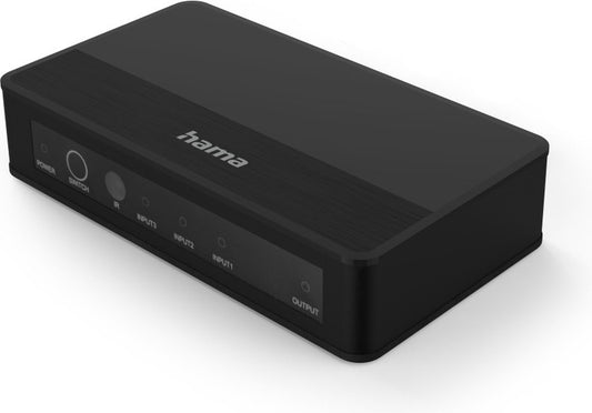 Hama Répartiteur HDMI™ 4K – 3 Entrées, 1 Sortie