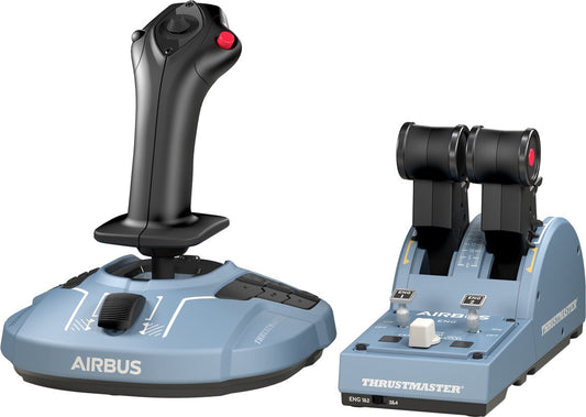 Thrustmaster TCA Officer Pack Airbus Edition – Flugsteuerungssystem – Joystick und Gashebel – für PC