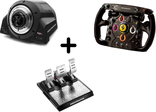 Thrustmaster F1 Bundle – T-GT II Base + F1 Add-On Steering Wheel + T-LCM Pedals – PC/PS4/PS5