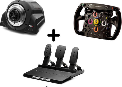 Thrustmaster Racing Bundle – Base T-GT II + Volant F1 Add-On + Pédales Raceline III – PC / PS4 / PS5