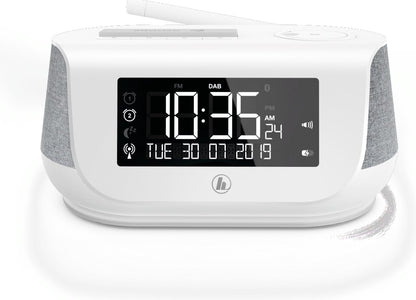 Hama DR36SBT Radio Réveil Stéréo DAB+ et FM - Blanc