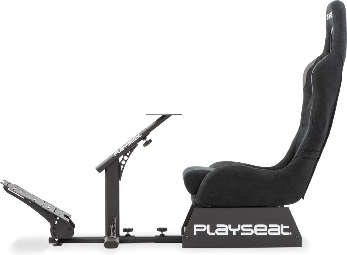 Playseat® Evolution - Siège de course ajustable - Cockpit pliable - Revêtement Alcantara - Noir