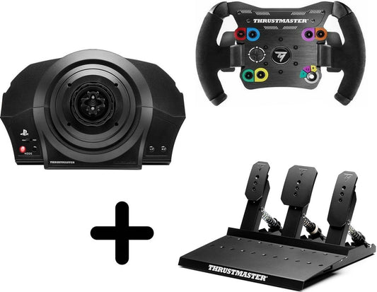 Thrustmaster Race Set – T300 Servo Base + Raceline Pedals III + Open Wheel – PC, PS4, PS5