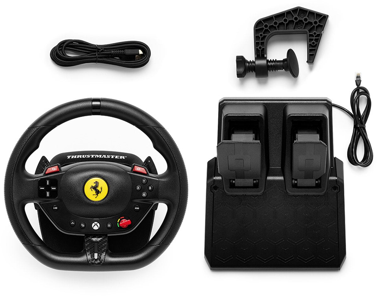 Thrustmaster T98 Ferrari 296 GTS - Racestuur met pedalen - Xbox Series & PC